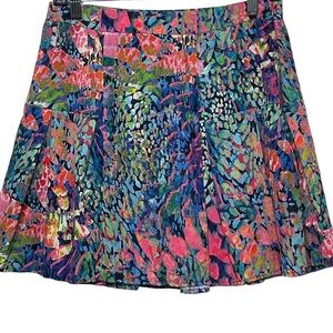 Nasty Gal Short Skirt Size M Black Pink Blue